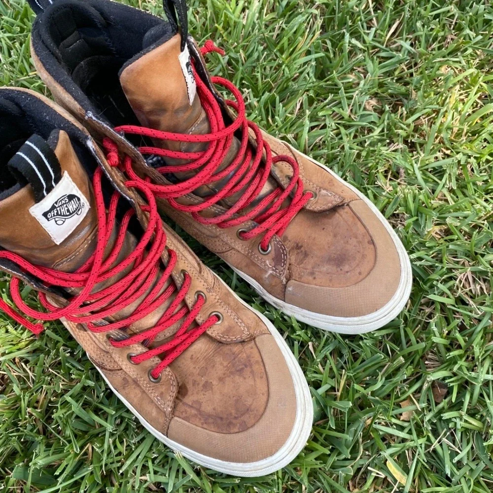 Vans Sk8-Hi MTE-2 Brown Suede Waterproof Primaloft Winter Boots Mens 11